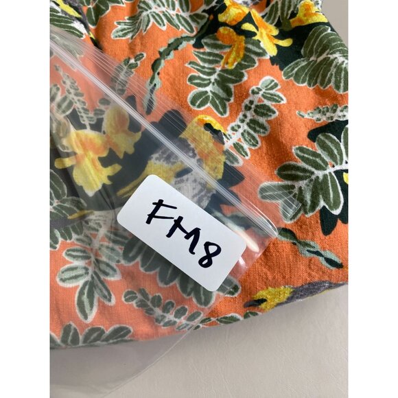 Patagonia Pataloha Womens Tropical Bird Floral Dress Size 18 Organic Cotton Boho - Picture 8 of 16